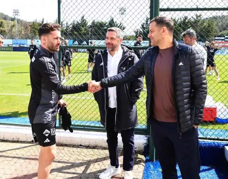 Bobo, Beşiktaş idmanını takip etti