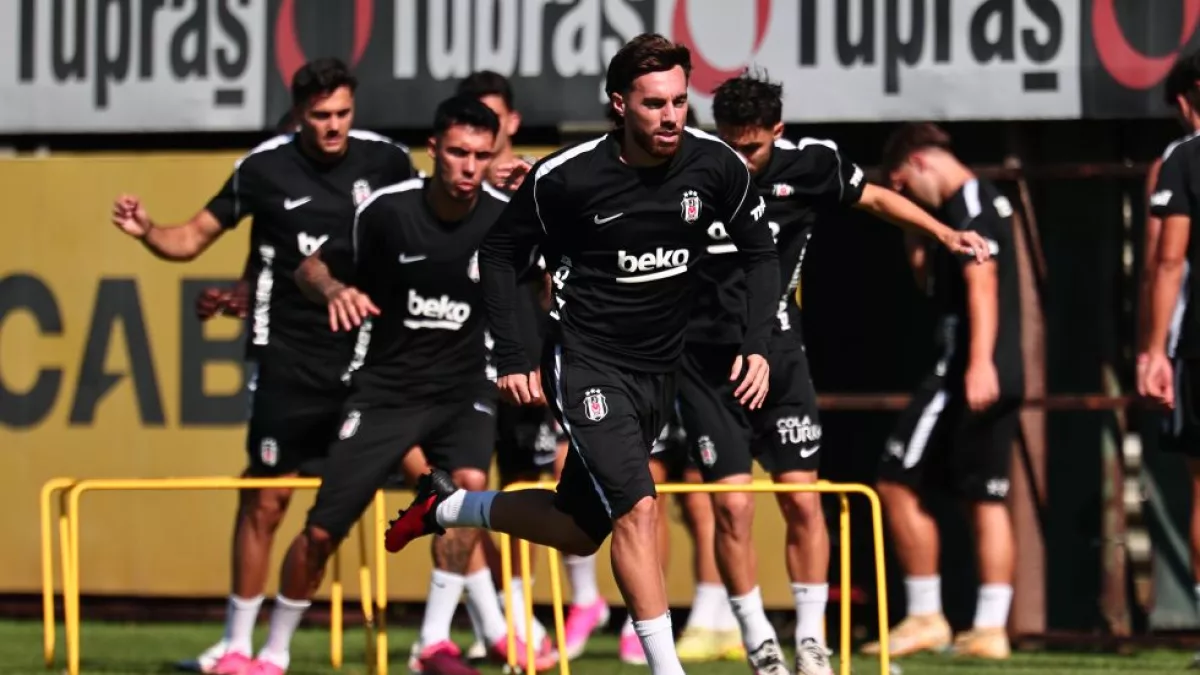 Beşiktaş, Kauno Žalgiris maçı öncesi son antrenmanını yaptı