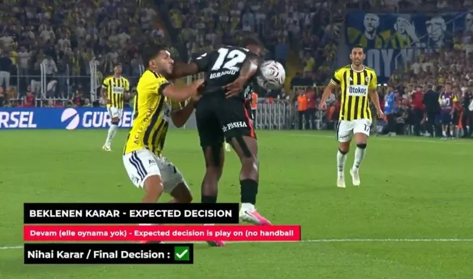Agbadou pozisyonu - Beşiktaş - Fenerbahçe