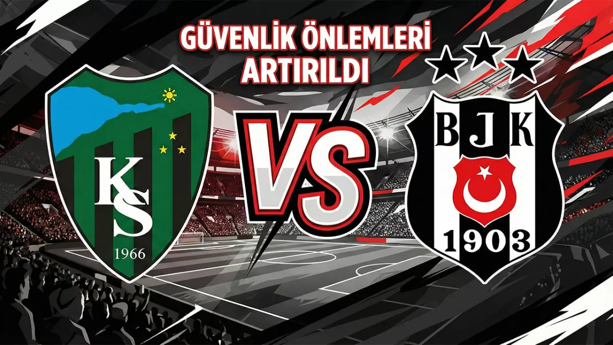 Kocaelispor - Beşiktaş maçı öncesi üst düzey güvenlik önlemi