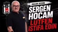 "Taraftarın sözüyle geldiniz. Şimdi onlar için istifa edin."