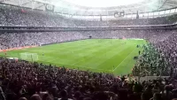 Beşiktaş tribünlerinden TFF ve MHK protestosu hazırlığı