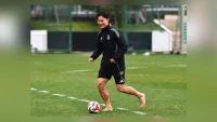 Hyeon-gyu Oh rutinini antrenmanda da sürdürdü