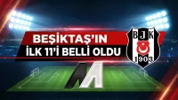 SON DAKİKA! Beşiktaş'ın Kasımpaşa karşısındaki ilk 11'i belli oldu