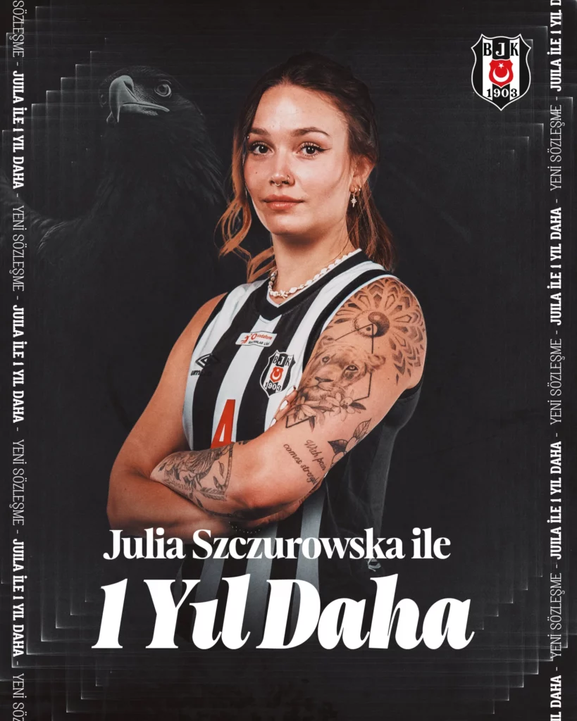 Julia Szczurowska’nın Sözleşmesi Yenilendi - Beşiktaş Transfer Haberleri