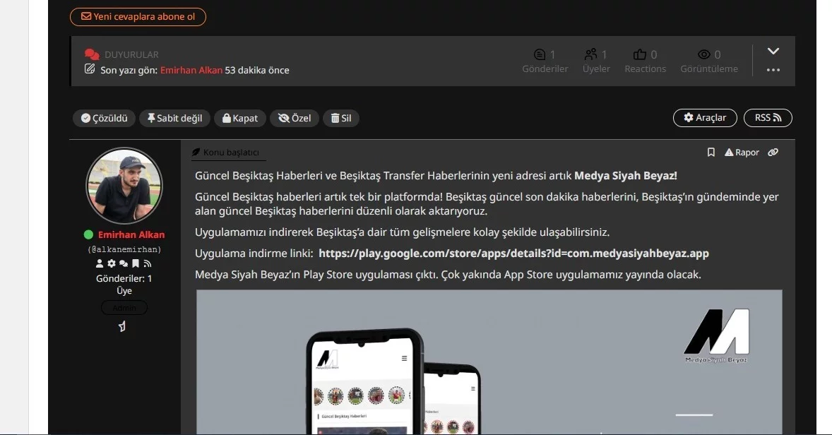 Medya Siyah Beyaz forumu yayında!