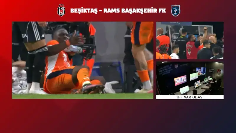 Beşiktaş - Başakşehir maçının VAR kayıtları açıklandı Beşiktaş – Başakşehir maçının VAR kayıtları açıklandı